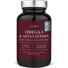 Nordbo Omega-3 & Astaxanthin 90 caps. food supplement