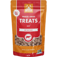 MUSH Freeze-dried Treats nauta kissan ja koiran herkku