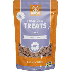 MUSH Freeze-dried Treats lammas kissan ja koiran herkku