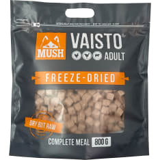 Mush Vaisto Harmaa 800g pakastekuivattu täysravinto koirille