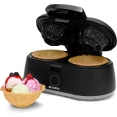 Champion Waffle Bowl Maker Health Double 1000W VS400 Black