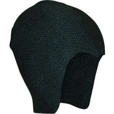 B&B blue woven knit hood