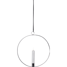 Star Flamme metal ring with led candle