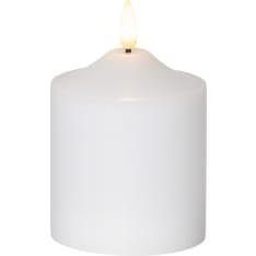 Star Flamme white led candle