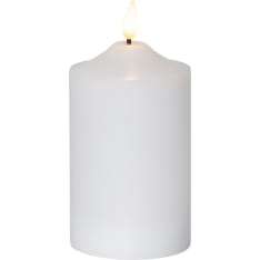 Star Flamme white led candle