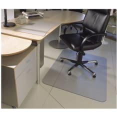 Cleartex 120 x 150cm läpinäkyvä PC-muovinen lattiasuoja kovalle lattialle