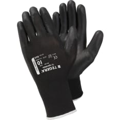 Tegera 866 6 pairs of PU gloves