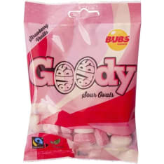 Bubs Godis Goody Strawberry Vanilla 90 g