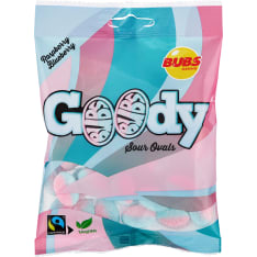 Bubs Goody Raspberry/Blueberry 90 g candy bag
