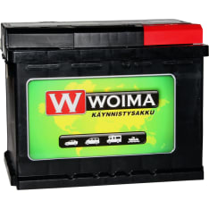 Woima 60Ah 540A 242x175x190 -/+ käynnistysakku