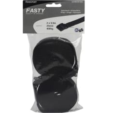 Fasty 3.5m 25mm 2pcs black packaging strap