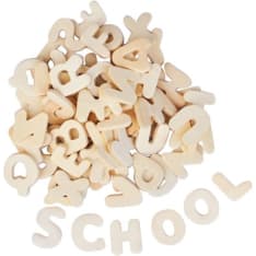 Assortment of wooden letters. 22mm/300st