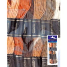 Mulin yarn assortment, 6 pcs, 8m/each