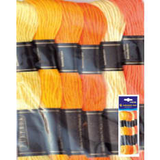 Mulin yarn assortment, 6 pcs, 8m/each