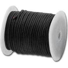 Playbox 2mm x 22,5m musta nahkanauha