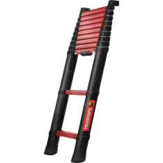 Telesteps Rescue red telescopic ladder