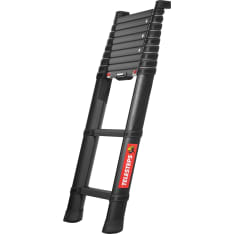 Telesteps Rescue black telescopic ladder