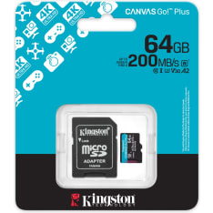 Kingston Canvas Go! Plus+ (Gen4) 128GB microSDXC memory card