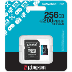 Kingston Canvas Go! Plus+ (Gen4) 256GB microSDXC memory card