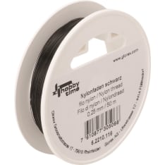 Nylon thread black 0,40mm 50m