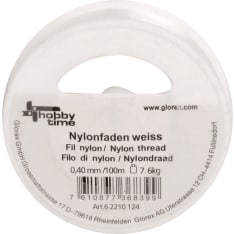 Glorex valkoinen nylonlanka