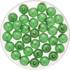 Bohemia glass bead 6mm wax siam 50pcs