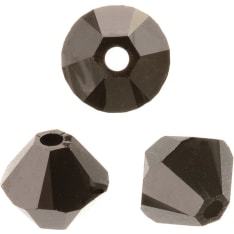Glorex Swarovski jet kristallihelmi
