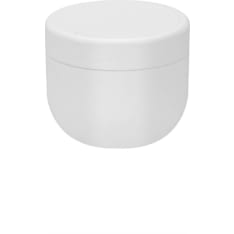 Cream jar 100ml white  single-walled