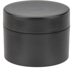 Cream jar 100ml black double-walled