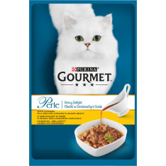 Gourmet 85 g Perle Gravy Delight Kanaa ja grillatun kanan makuista kastiketta