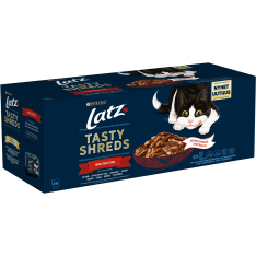 LATZ 44 x 80 g Tasty Shreds Farm Selection