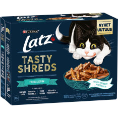 LATZ 12 x 80 g Tasty Shreds Fish Selection
