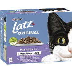 Latz Original 12 x 85 g Mixed lajitelma hyytelössä kissan märkäruoka