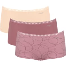 Sloggi Go Crush Short C3P 3pack naisten alushousut
