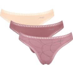 Sloggi GO Crush String 3/pkt naisten string-alushousut