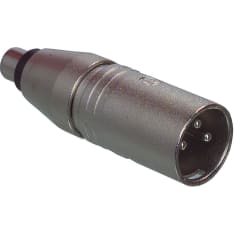 Neutrik NTR-NA2MPMF 3pin XLR male - RCA female adapter