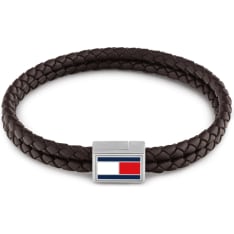 THJ 3D Flag Leather bracelet