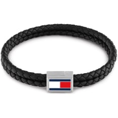 THJ 3D Flag Leather bracelet