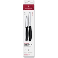 Victorinox 2 osaa musta kuorimaveitsisetti