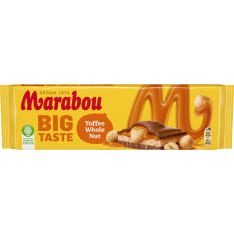 Marabou Toffee Whole Nut 300 g chocolate bar