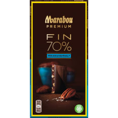 Marabou Premium 70% Pecan & Havssalt 100 g chocolate bar