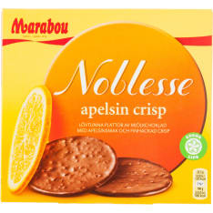 Marabou Noblesse Appelsiini Crisp 150 g konvehteja