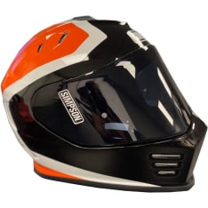 Simpson Venom Milwaukee orange helmet