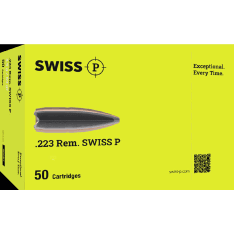 SWISS P DS-1 .223Rem 3,6g/55GR FMJ 50kpl patruuna