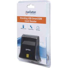 Manhattan chip smart card and SIM card reader