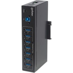 Manhattan Industrial ESD-protected 7-port USB 3.0 hub