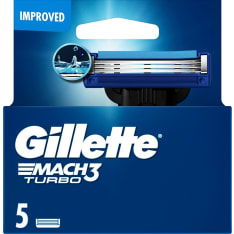 Gillette Mach3 Turbo 5 kpl terä