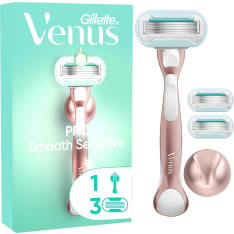 Gillette Venus Deluxe Smooth Sensitive Rosegold planer + 3 interchangeable blades