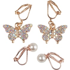 Great Pretenders Boutique Butterfly Clip On korvikset 2kpl