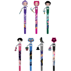 Monogram Netflix KPop Demon Hunters 3D Head Topper Pen keräilyhahmo